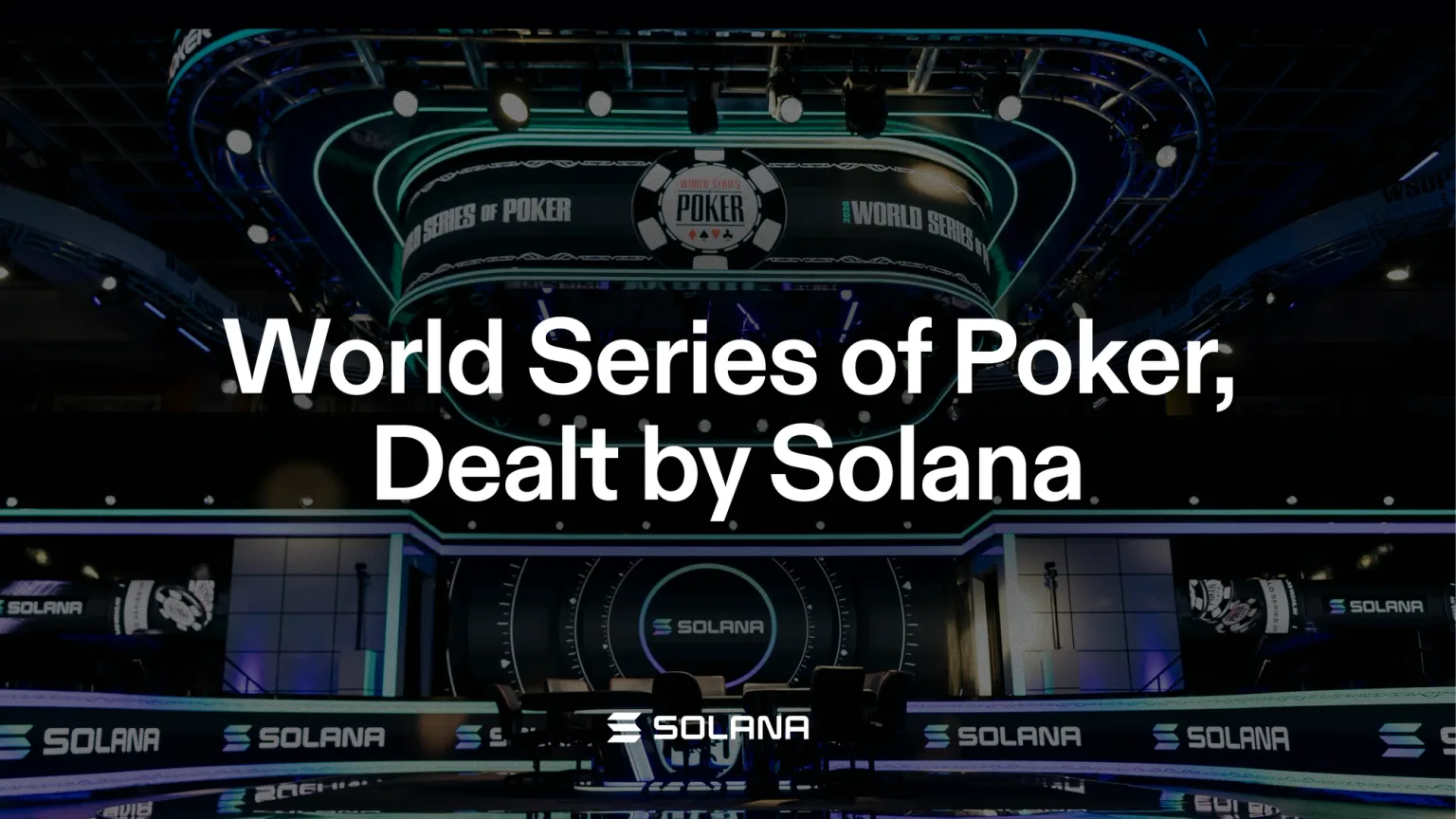 Solana спонсирует World Series of Poker: крипто входит в большой спорт